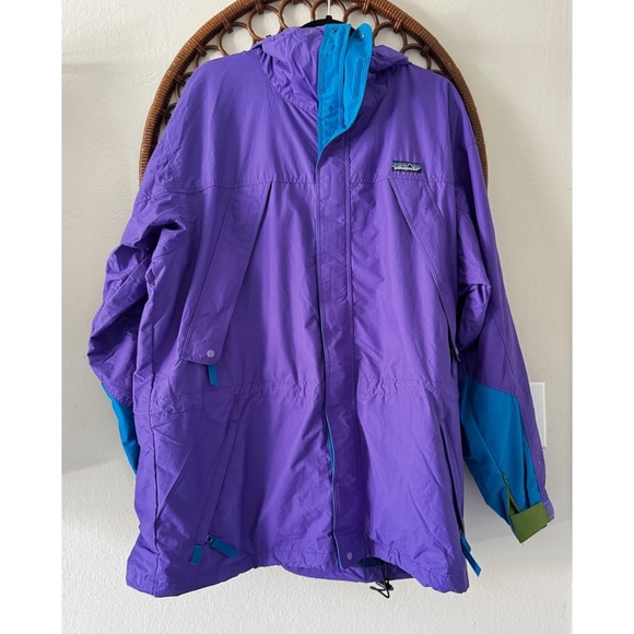 Patagonia Jackets & Blazers - Vintage 90s Patagonia Mountain Lightweight Jacket Size L Purple Retro Y2K